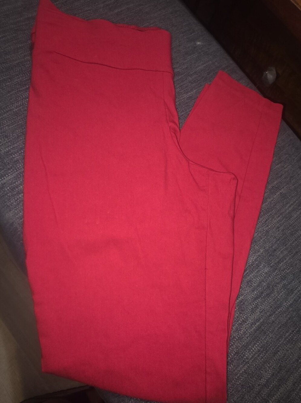 Torrid Red Cropped Pants
